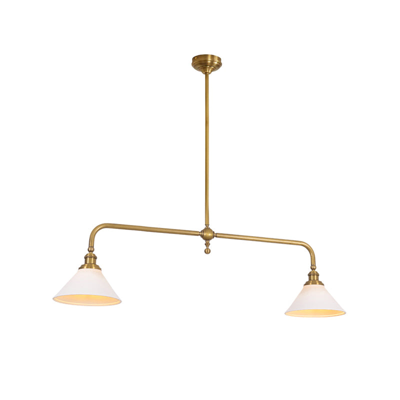 Lavisa - Vintage Double-Shade Linear Pendant Light