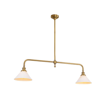 Lavisa - Vintage Double-Shade Linear Pendant Light
