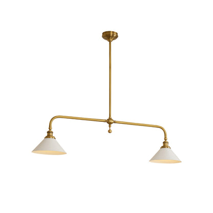 Lavisa - Vintage Double-Shade Linear Pendant Light