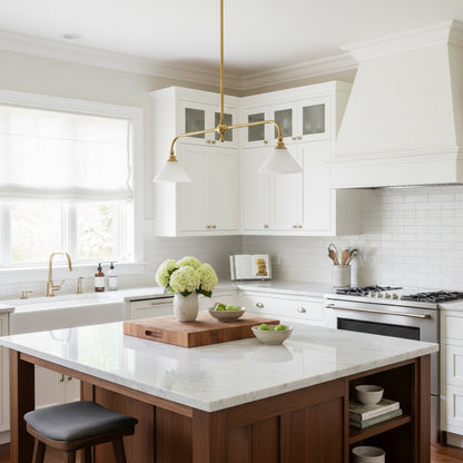 Lavisa - Vintage Double-Shade Linear Pendant Light