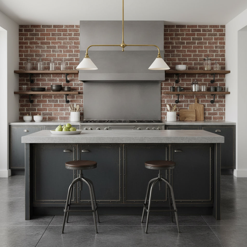 Lavisa - Vintage Double-Shade Linear Pendant Light