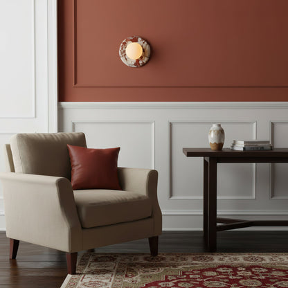 Lavisa - Modern Disc Globe Wall Light - Minimalist LED Fixture