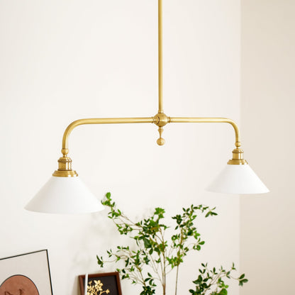 Lavisa - Vintage Double-Shade Linear Pendant Light