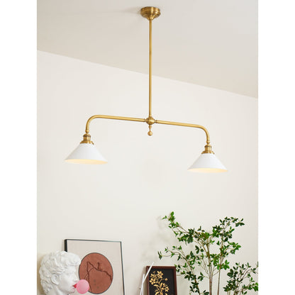 Lavisa - Vintage Double-Shade Linear Pendant Light