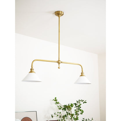 Lavisa - Vintage Double-Shade Linear Pendant Light