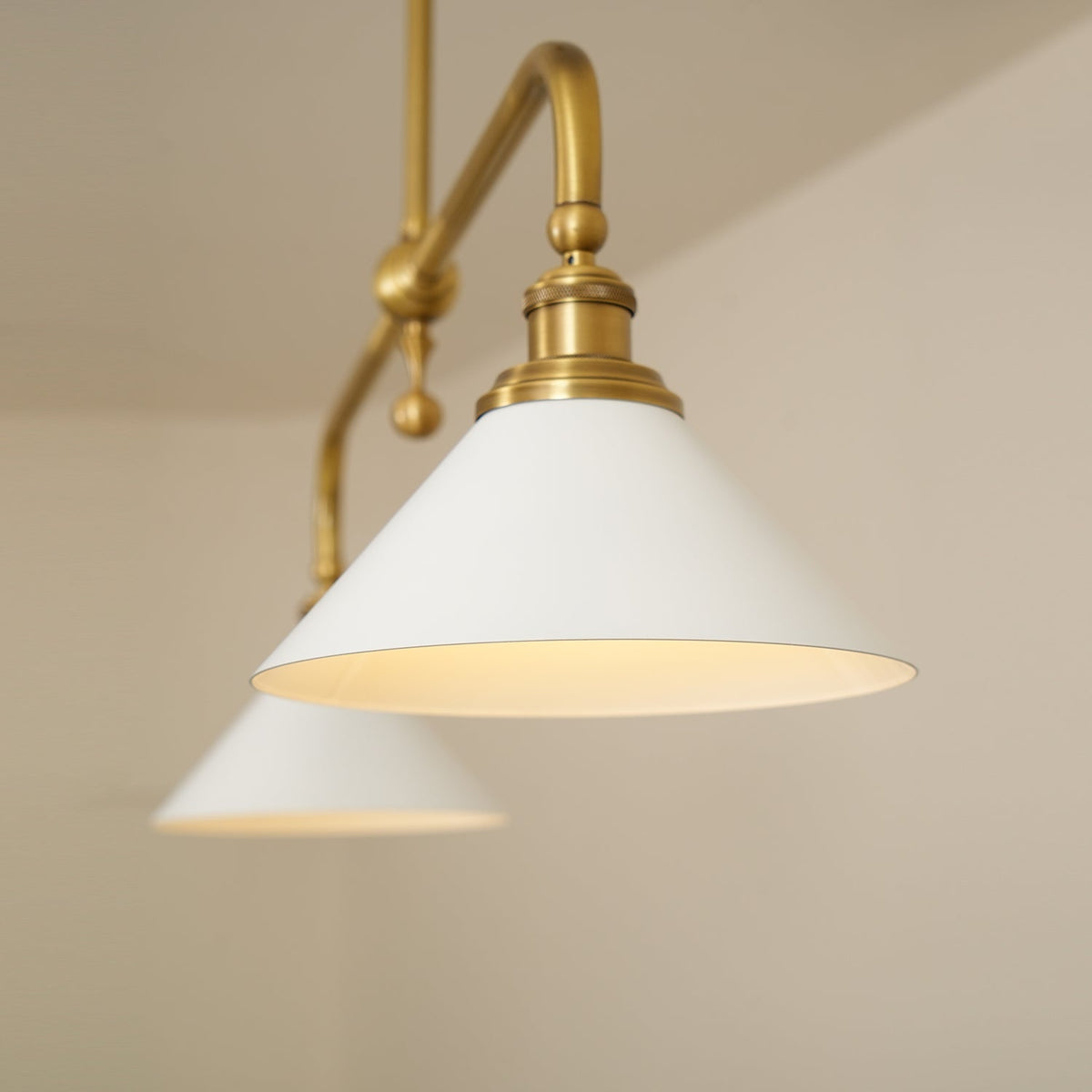Lavisa - Vintage Double-Shade Linear Pendant Light
