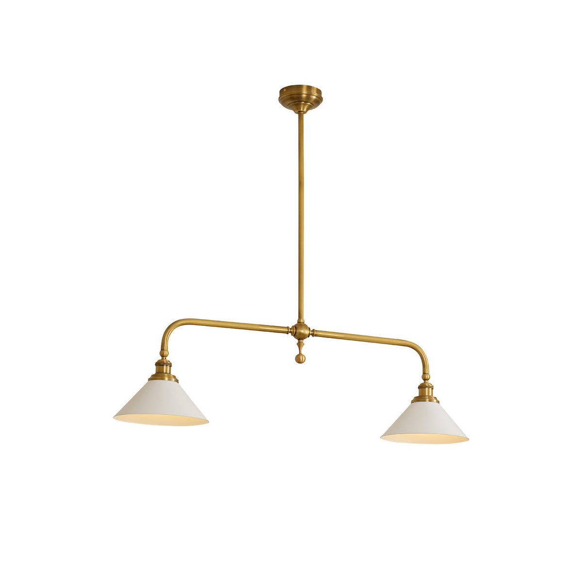 Lavisa - Vintage Double-Shade Linear Pendant Light