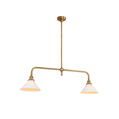 Lavisa - Vintage Double-Shade Linear Pendant Light