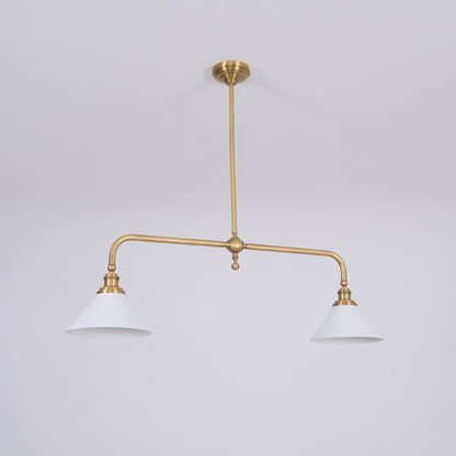 Lavisa - Vintage Double-Shade Linear Pendant Light