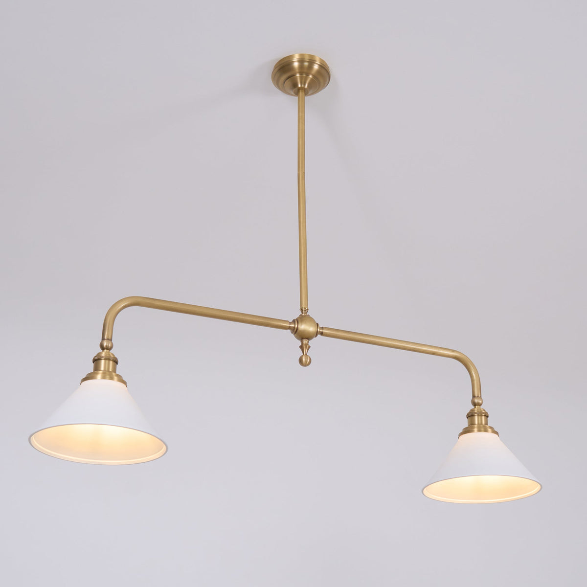 Lavisa - Vintage Double-Shade Linear Pendant Light