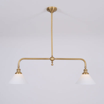 Lavisa - Vintage Double-Shade Linear Pendant Light