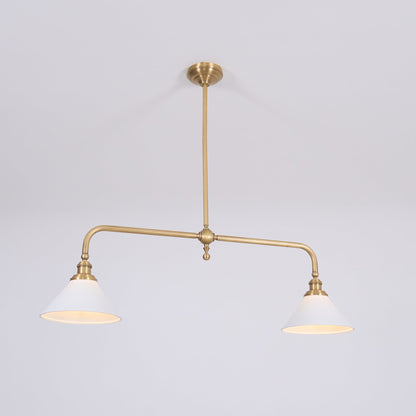 Lavisa - Vintage Double-Shade Linear Pendant Light