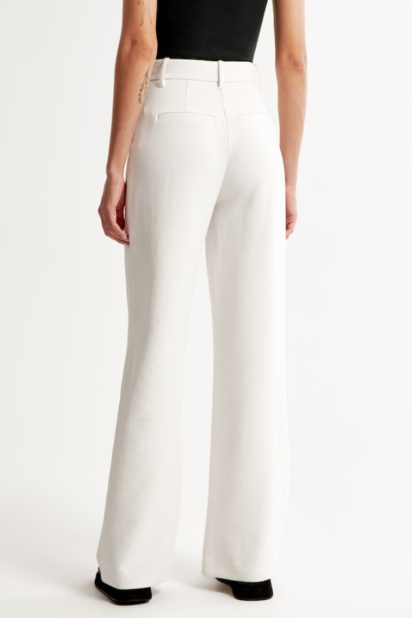 Lavisa - Women's Wide Leg Trousers High Waist Flowy Dress Pants