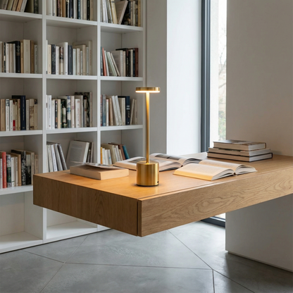 Lavisa modern wireless LED table lamp with touch control and rechargeable battery for desk and bedside (View 11)