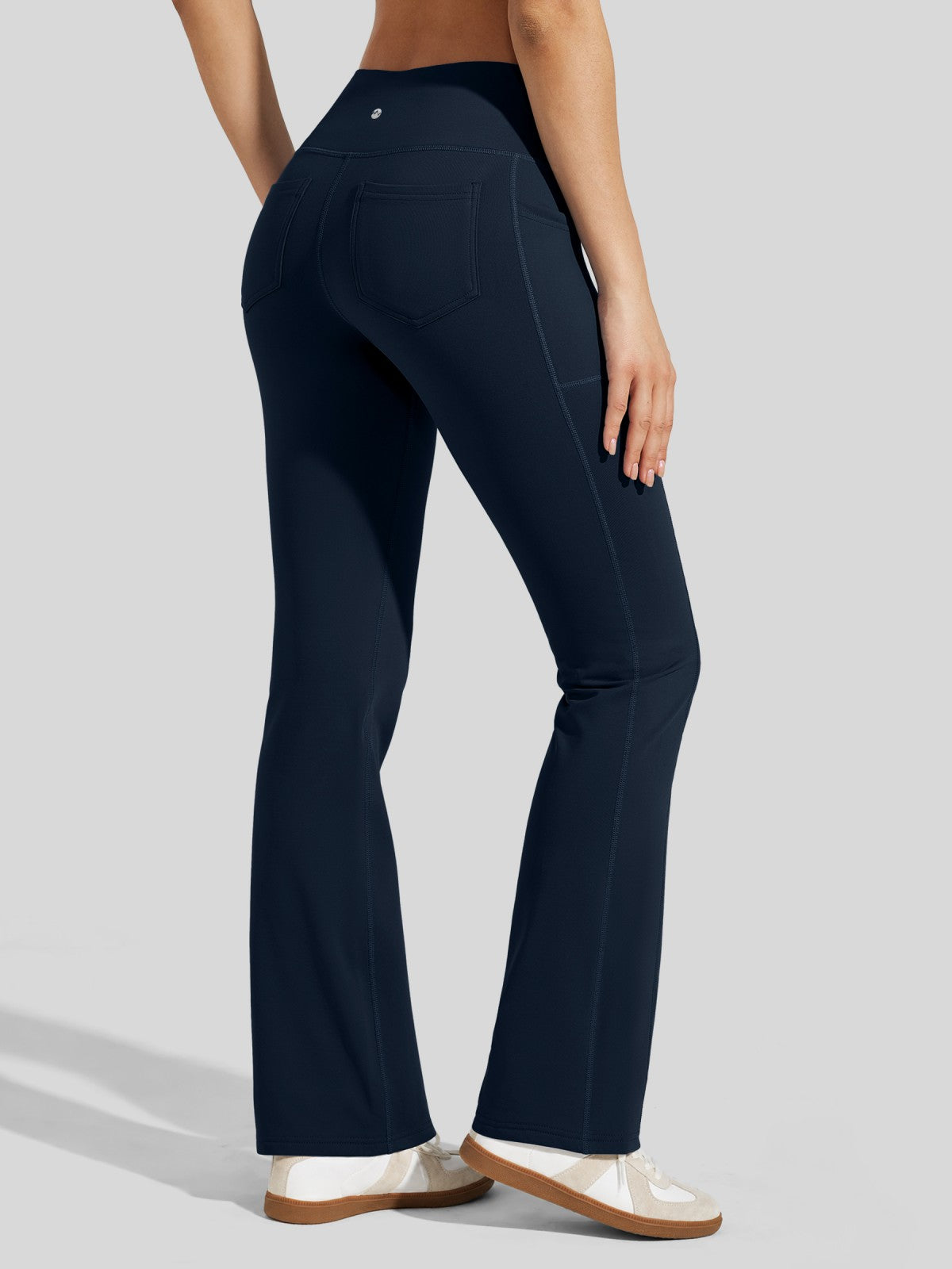 Lavisa - Women's Fleece-Lined Bootcut Yoga Pants - Warm Winter Leggings