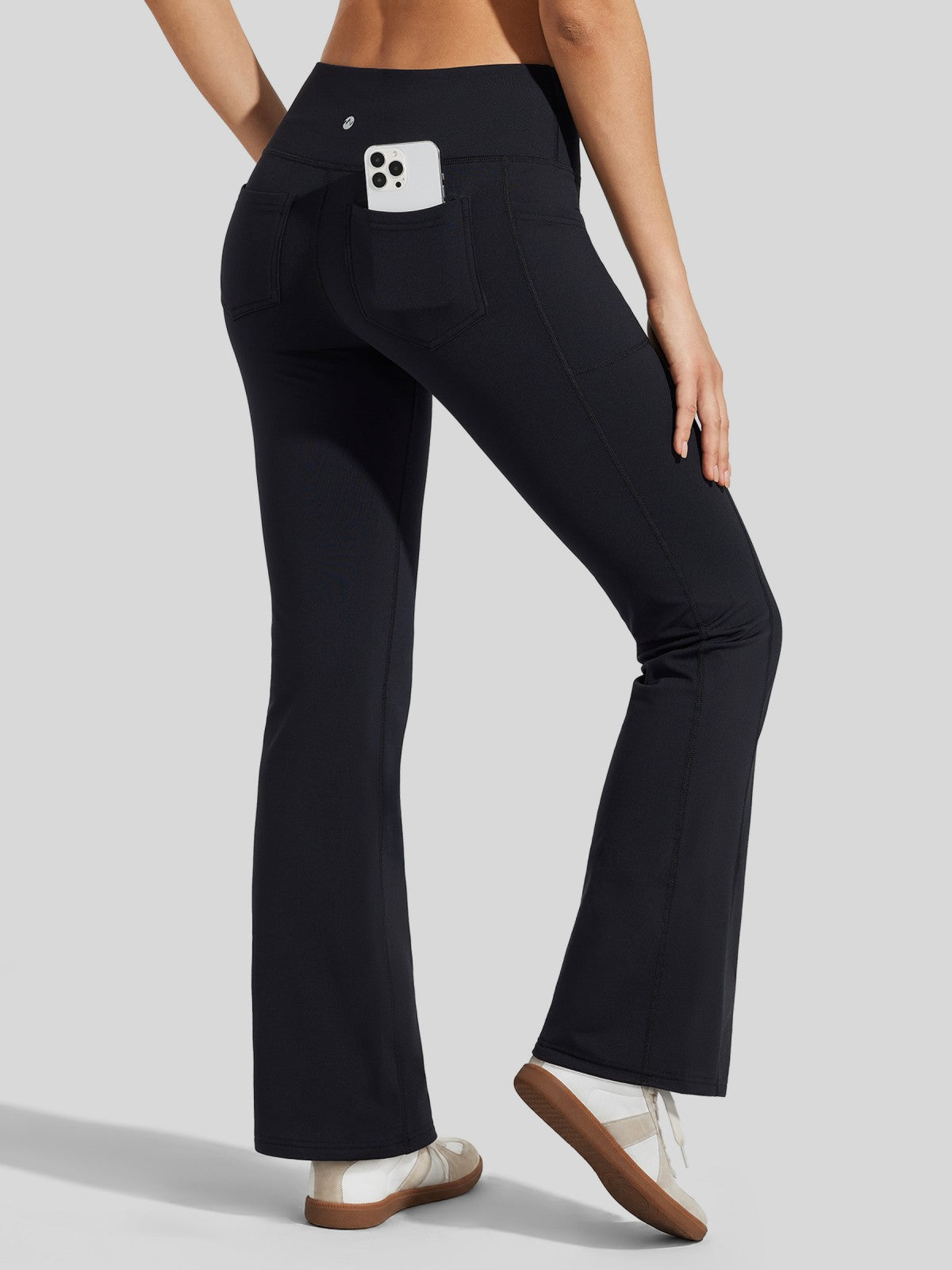 Lavisa - Women's Fleece-Lined Bootcut Yoga Pants - Warm Winter Leggings