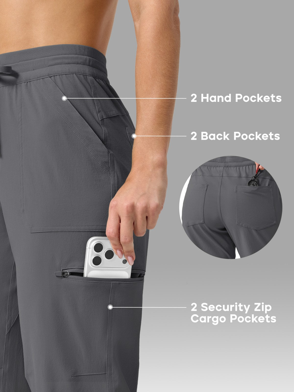 Lavisa - Women's Outdoor Hiking Pants - Quick Dry & Stretch