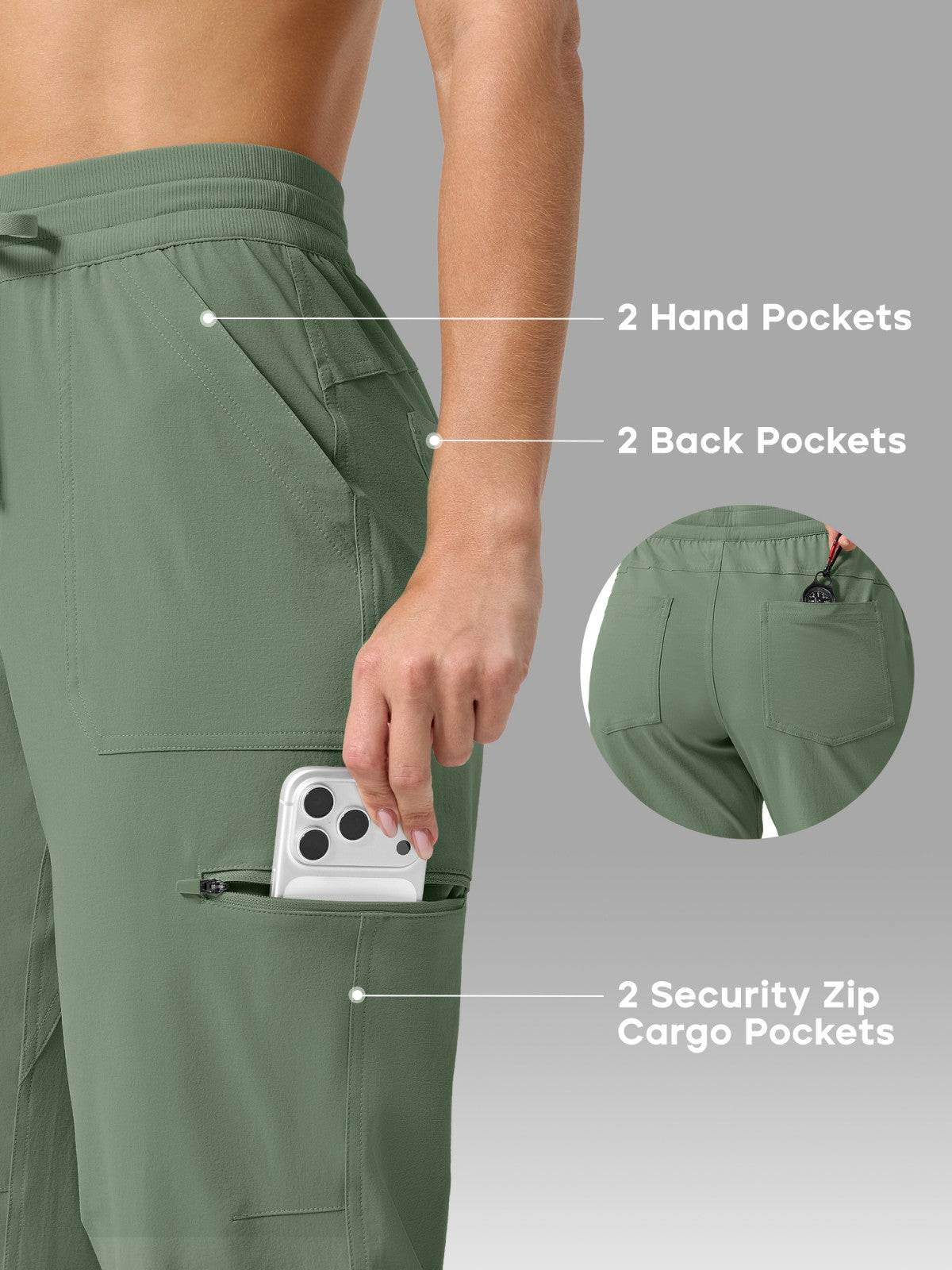 Lavisa - Women's Outdoor Hiking Pants - Quick Dry & Stretch