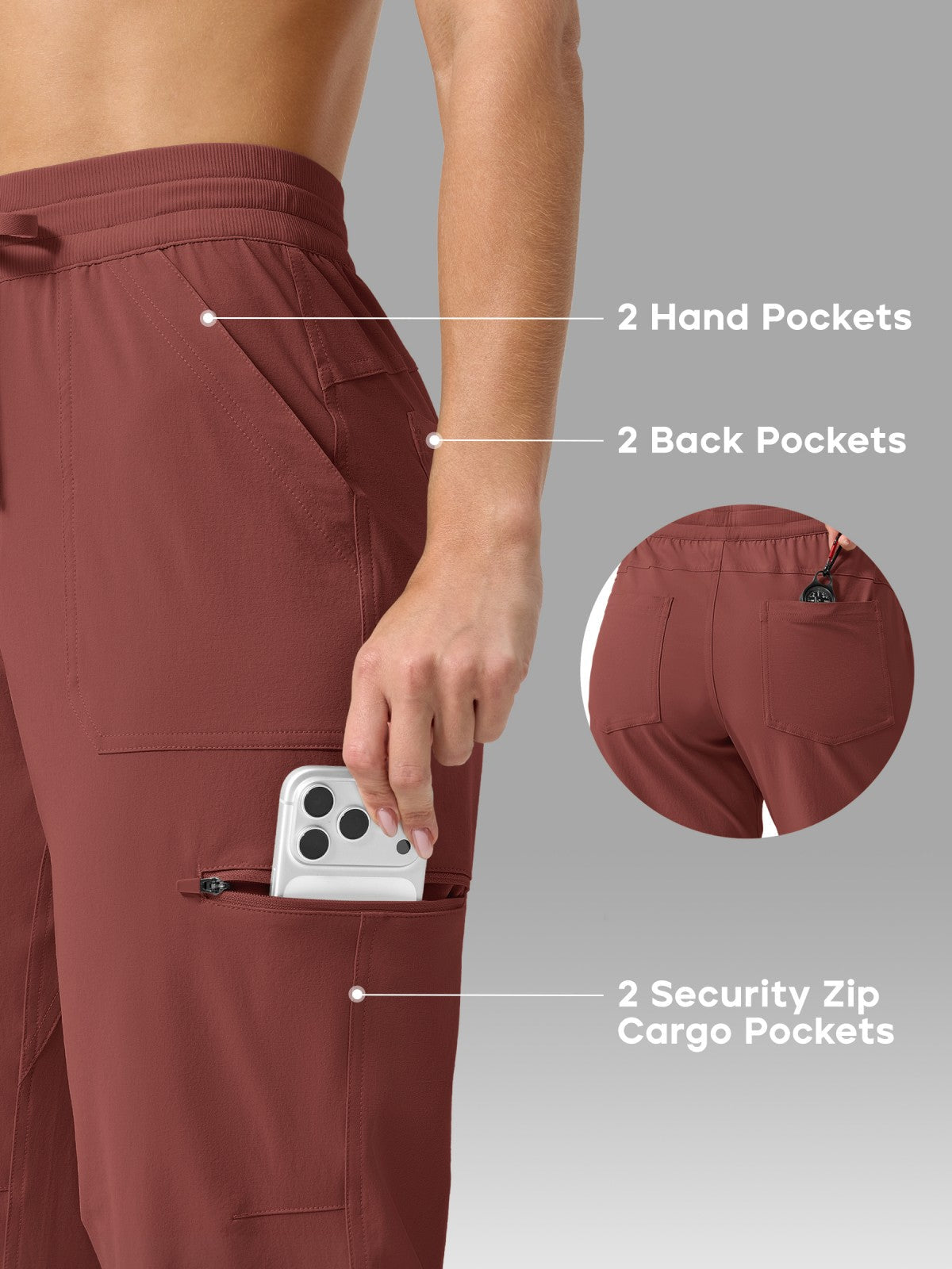 Lavisa - Women's Outdoor Hiking Pants - Quick Dry & Stretch
