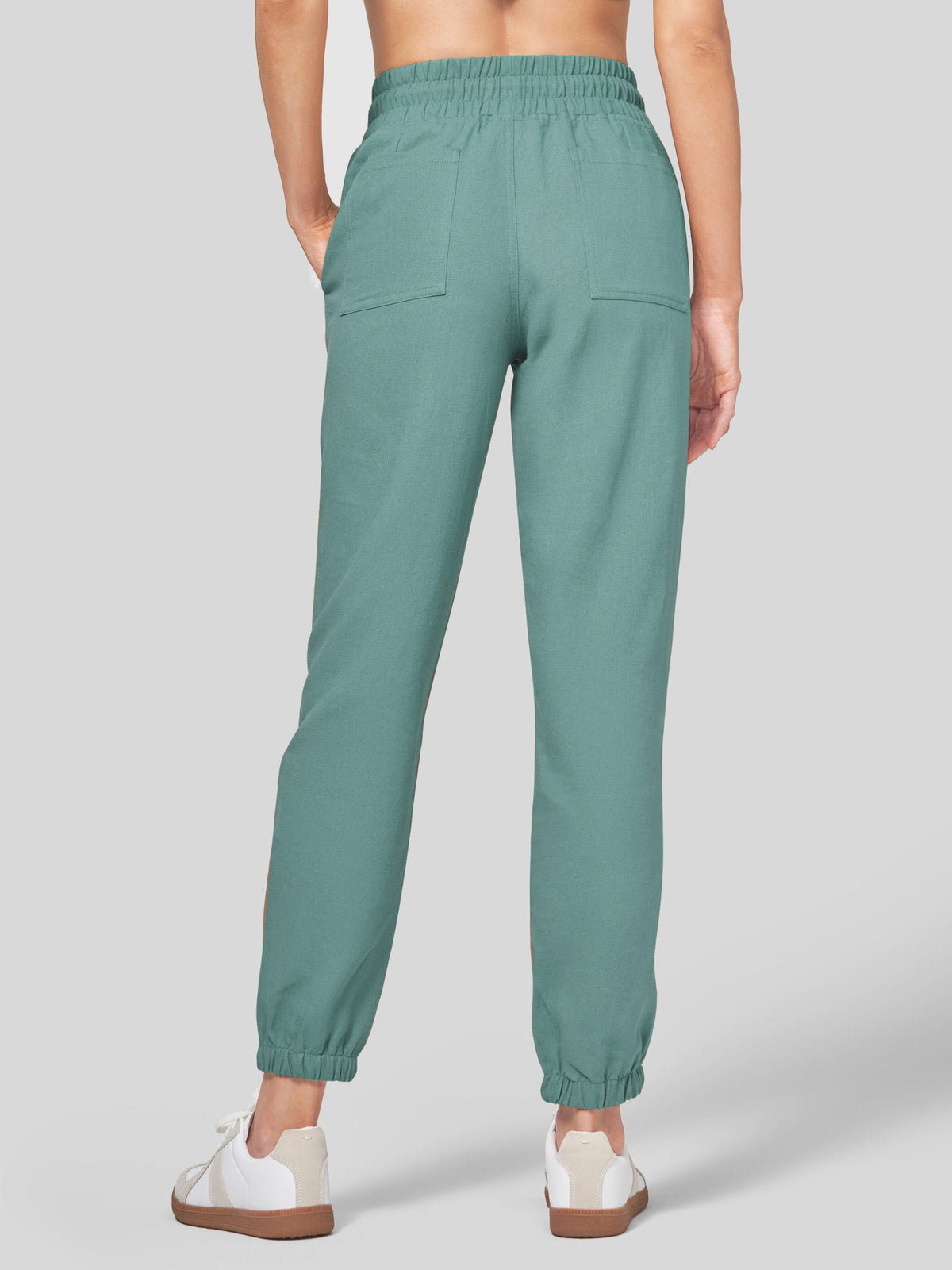 Lavisa - Women's Lightweight Lyocell Linen Joggers - Drawstring