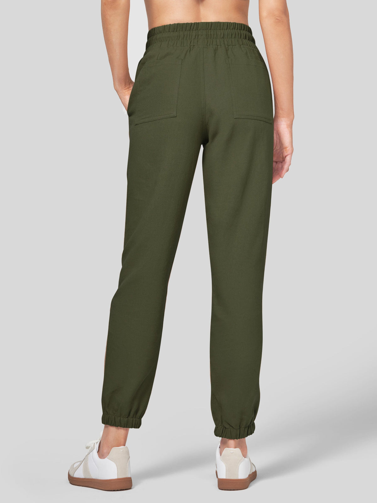 Lavisa - Women's Lightweight Lyocell Linen Joggers - Drawstring