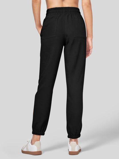 Lavisa - Women's Lightweight Lyocell Linen Joggers - Drawstring
