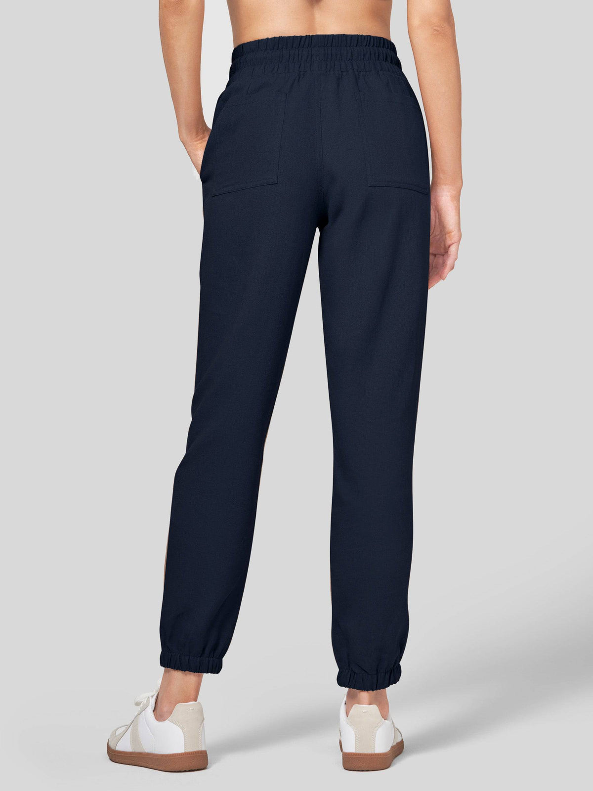 Lavisa - Women's Lightweight Lyocell Linen Joggers - Drawstring