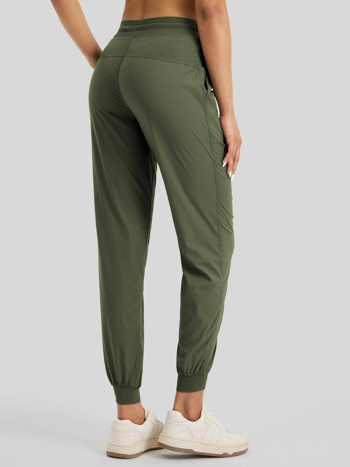 Lavisa - Women's Casual Active Joggers - Quick Dry & Pinstripe