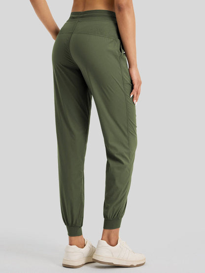 Lavisa - Women's Casual Active Joggers - Quick Dry & Pinstripe