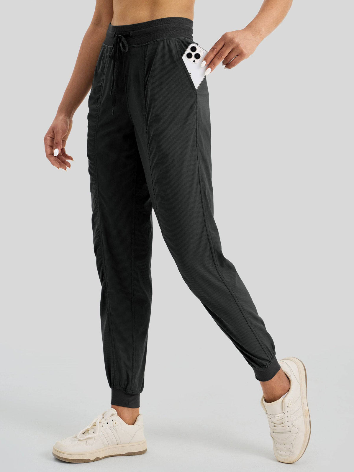 Lavisa - Women's Casual Active Joggers - Quick Dry & Pinstripe
