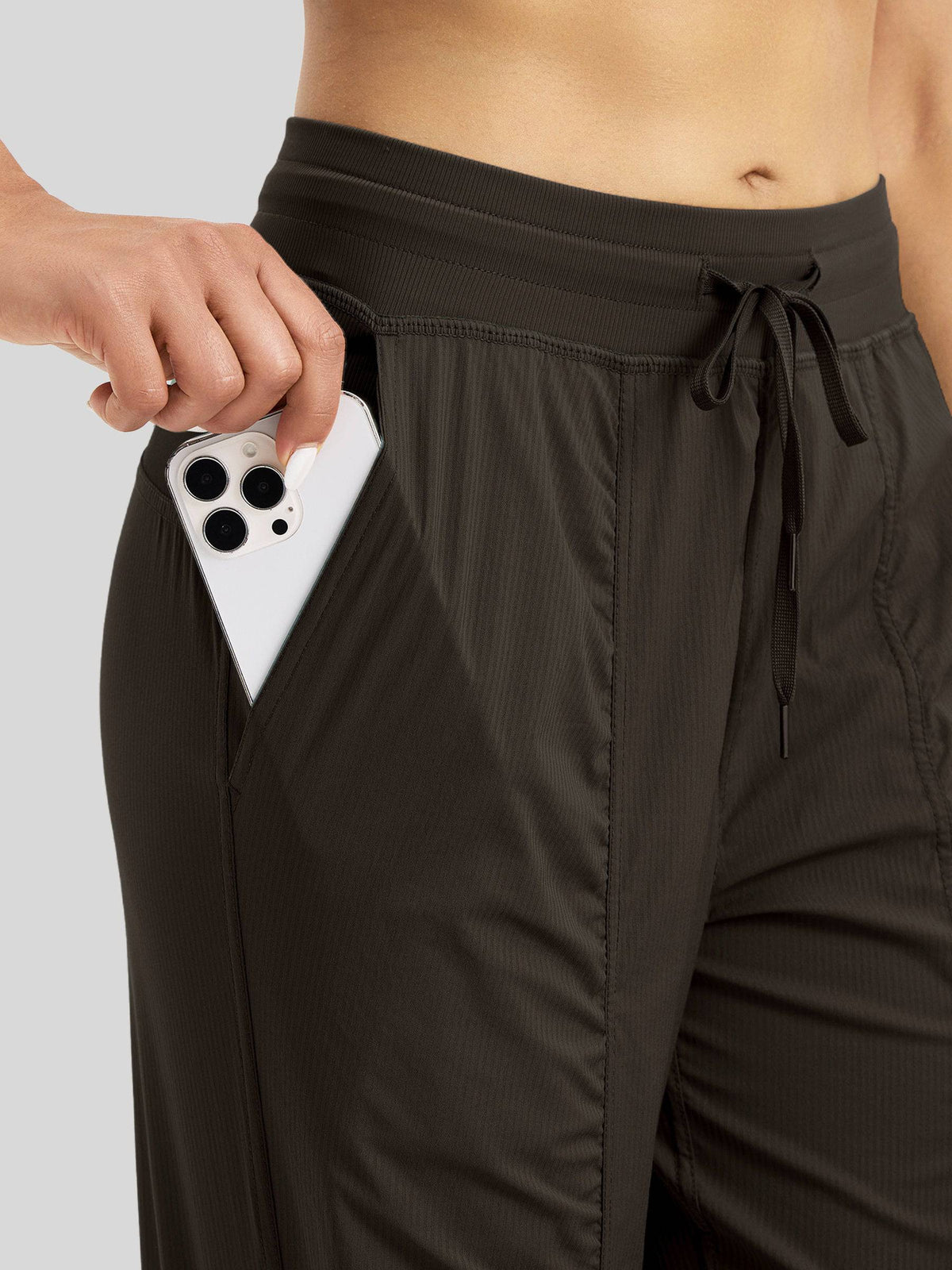 Lavisa - Women's Casual Active Joggers - Quick Dry & Pinstripe