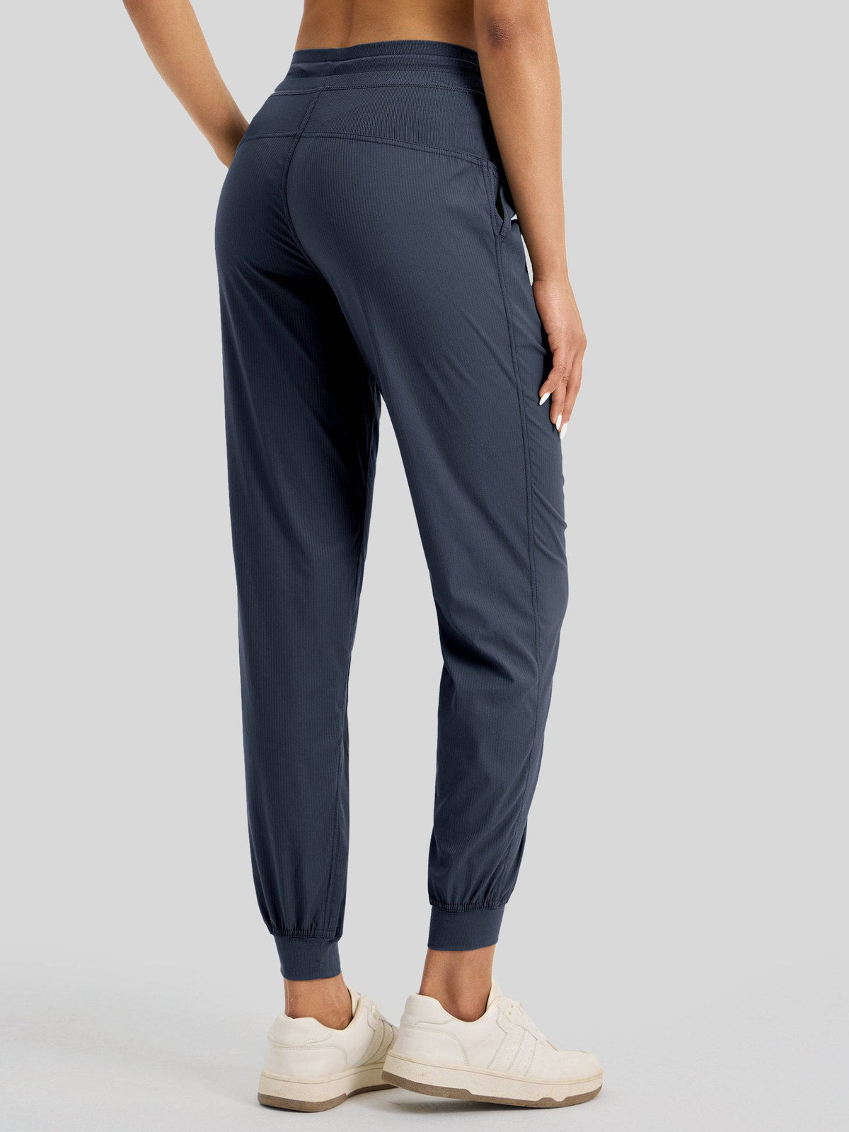 Lavisa - Women's Casual Active Joggers - Quick Dry & Pinstripe