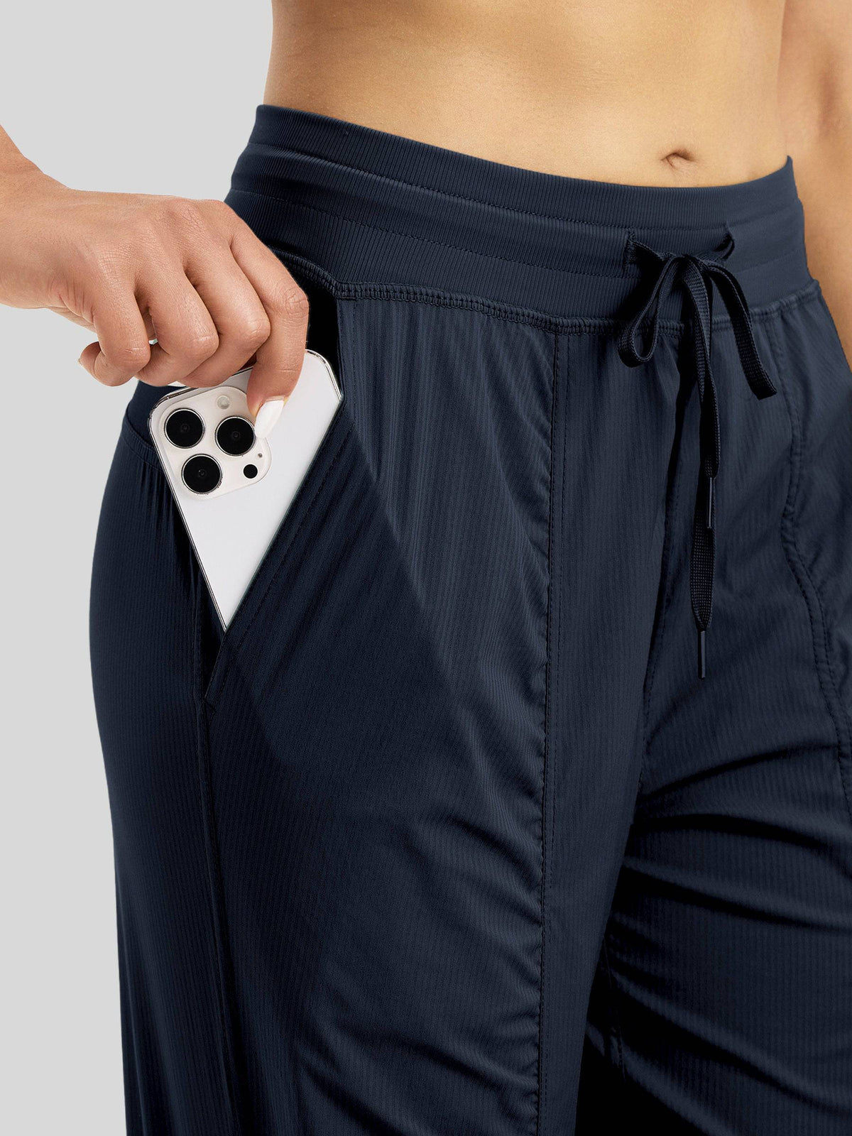 Lavisa - Women's Casual Active Joggers - Quick Dry & Pinstripe