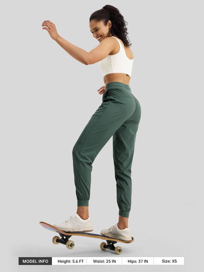 Lavisa - Women's Casual Active Joggers - Quick Dry & Pinstripe