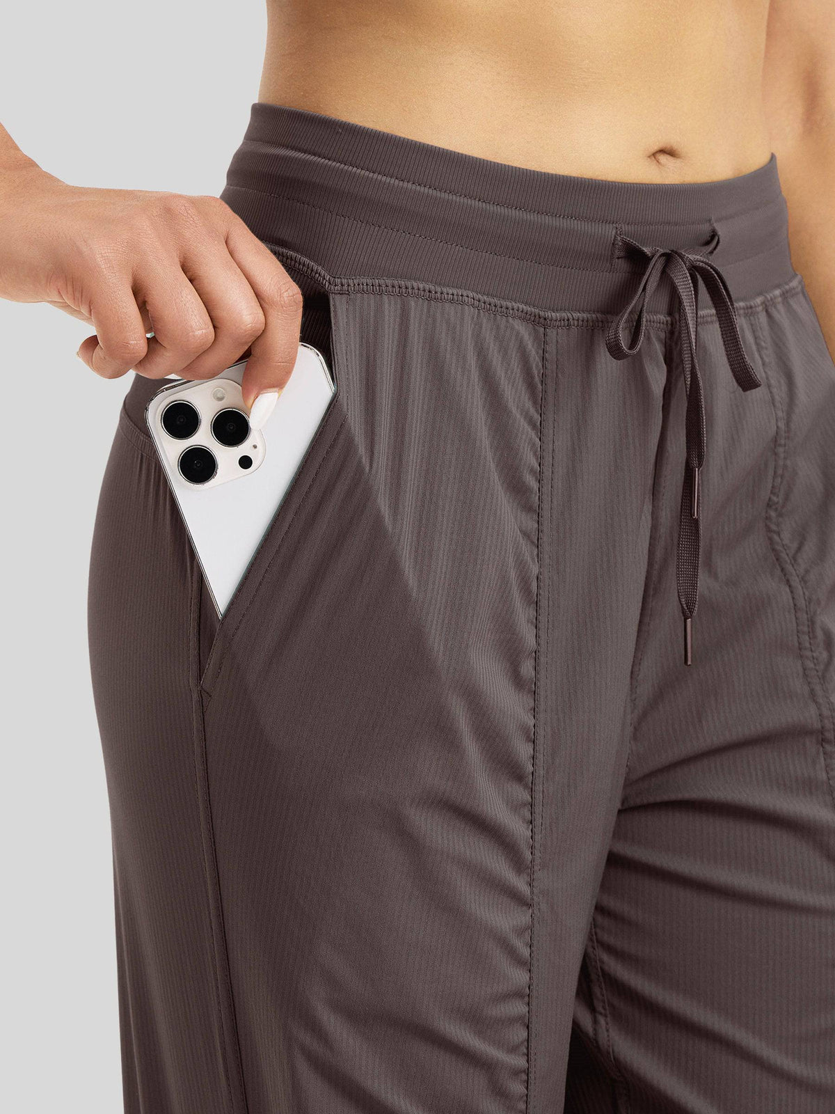 Lavisa - Women's Casual Active Joggers - Quick Dry & Pinstripe