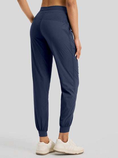 Lavisa - Women's Casual Active Joggers - Quick Dry & Pinstripe