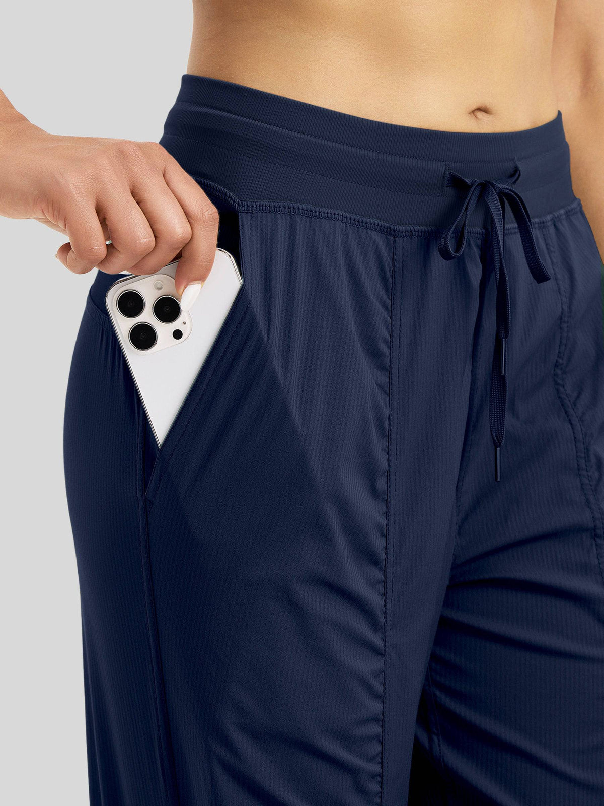 Lavisa - Women's Casual Active Joggers - Quick Dry & Pinstripe