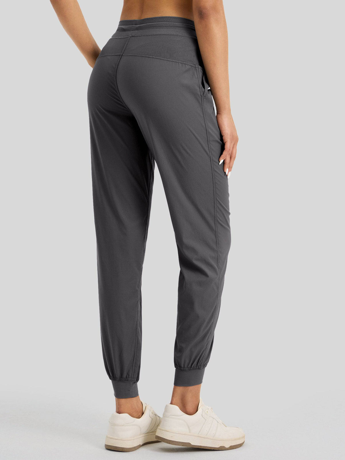 Lavisa - Women's Casual Active Joggers - Quick Dry & Pinstripe