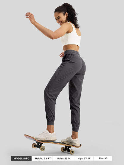Lavisa - Women's Casual Active Joggers - Quick Dry & Pinstripe