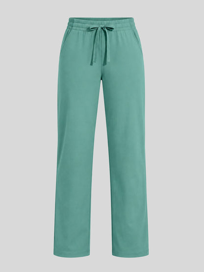 Lavisa - Women's Cotton Blend Straight Leg Lounge Sweatpants