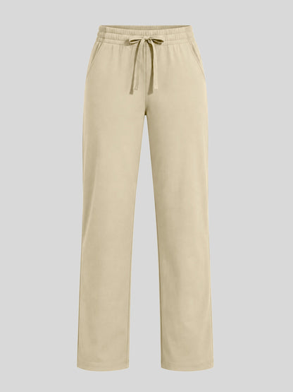 Lavisa - Women's Cotton Blend Straight Leg Lounge Sweatpants