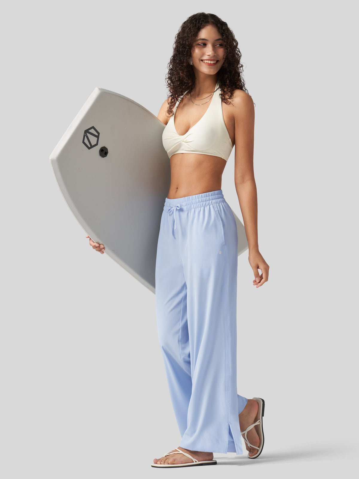 Lavisa - Women's UPF 50+ Beach Cover Up Pants - Quick Dry Wide Leg