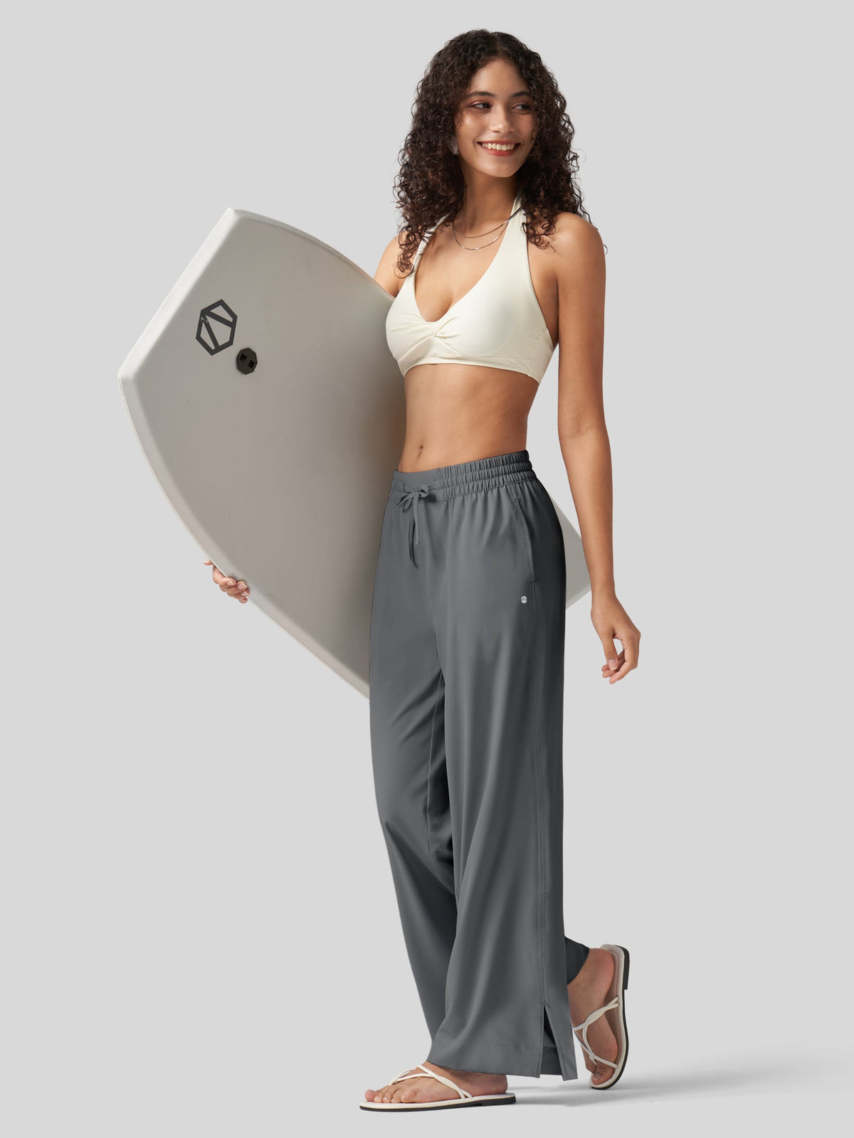 Lavisa - Women's UPF 50+ Beach Cover Up Pants - Quick Dry Wide Leg