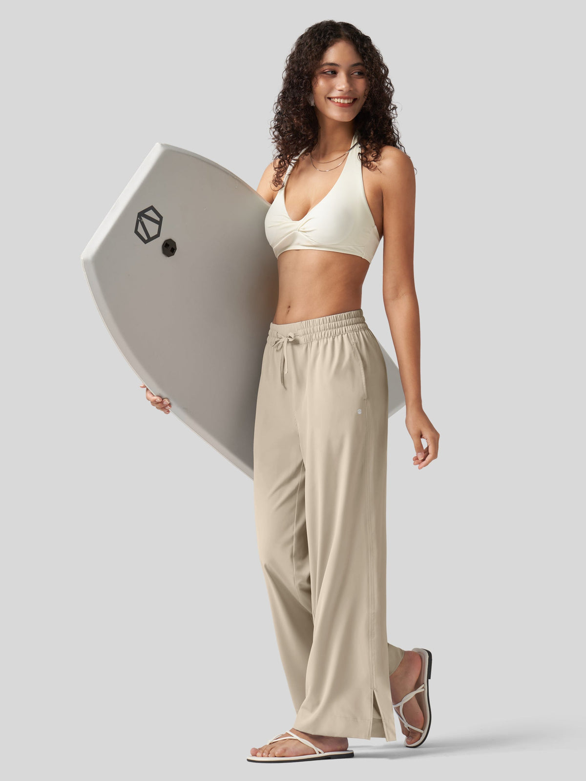 Lavisa - Women's UPF 50+ Beach Cover Up Pants - Quick Dry Wide Leg