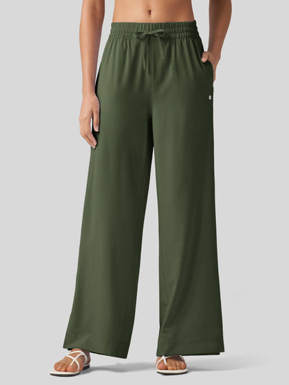 Lavisa - Women's UPF 50+ Beach Cover Up Pants - Quick Dry Wide Leg