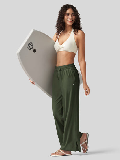 Lavisa - Women's UPF 50+ Beach Cover Up Pants - Quick Dry Wide Leg