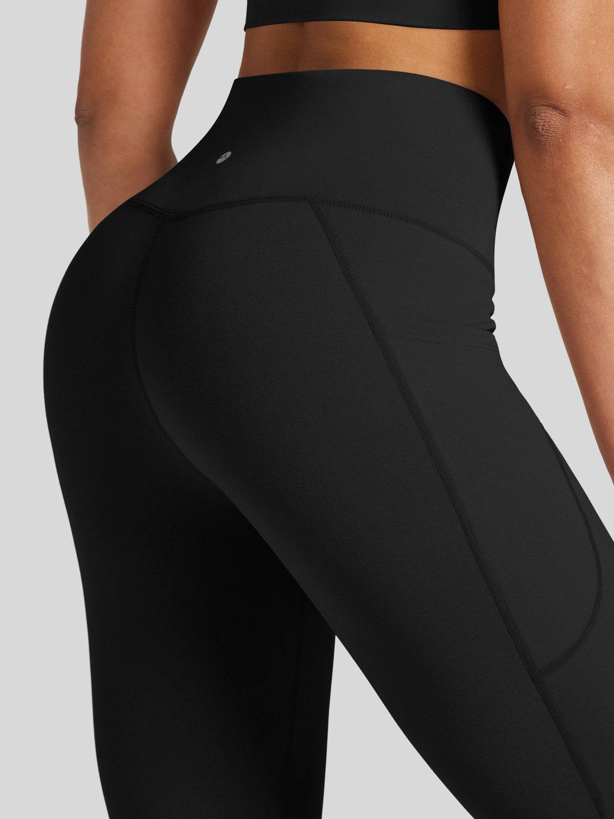 Lavisa - Women's Crossover Flare Yoga Leggings - High Waist & Pockets