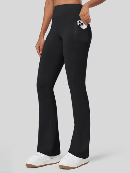 Lavisa - Women's Fleece Lined Bootcut Yoga Pants - Warm & Water-Resistant