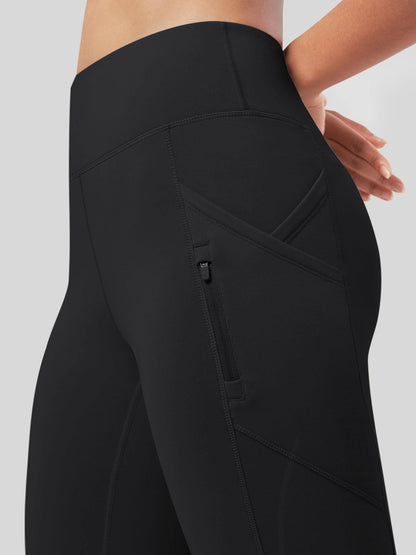 Lavisa - Women's Fleece Lined Bootcut Yoga Pants - Warm & Water-Resistant