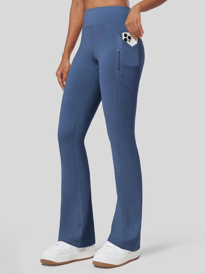 Lavisa - Women's Fleece Lined Bootcut Yoga Pants - Warm & Water-Resistant